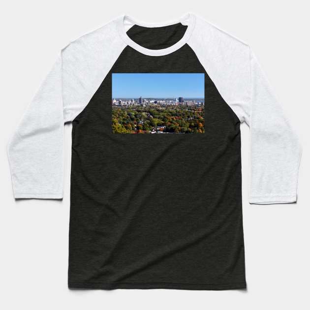 New Haven, CT Baseball T-Shirt by Rob Johnson Photography